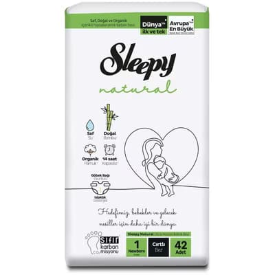 Sleepy Bebek Bezi Jumbo Yenidoğan 42'li
