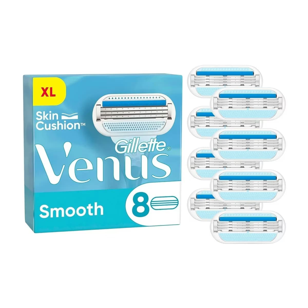 Gilette Venus Smooth Yedek Tıraş Bıçağı 8'li 2