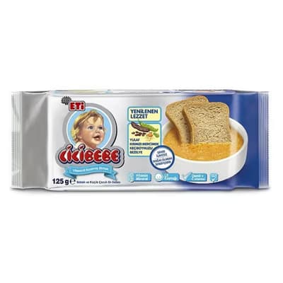Eti Cicibebe Şekersiz Ekmek 125 gr