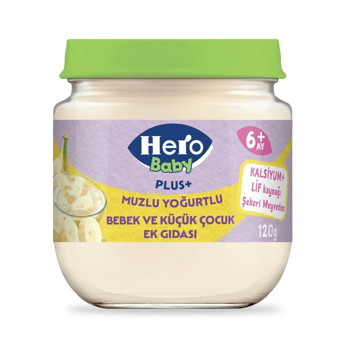 Hero Baby Plus+ Çilekli Yoğurtlu 120 gr