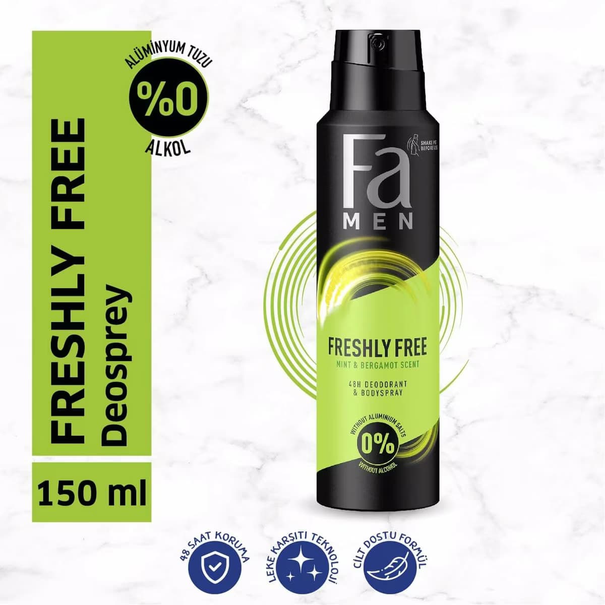 FA Men Deospray Mint&Bergamot 150 ml 2