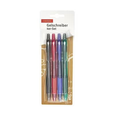 Schreibwelt Tükenmez Kalem Jel 4'lü