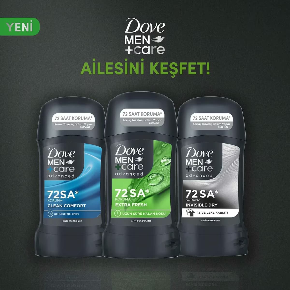 Dove Men Deodorant Stick Extra Fresh 50 ml 3