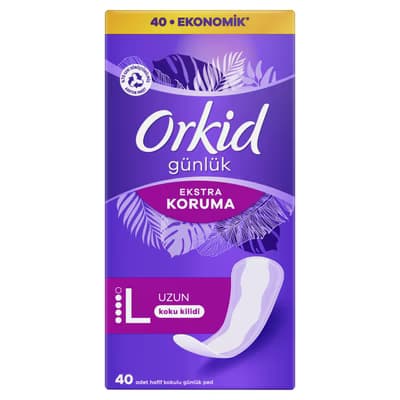 Orkid Günlük Ped Uzun Ekonomik 40'lı