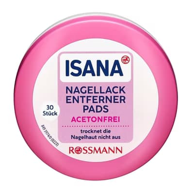Isana Asetonsuz Oje Çıkarıcı Ped 30'lu 1 adet