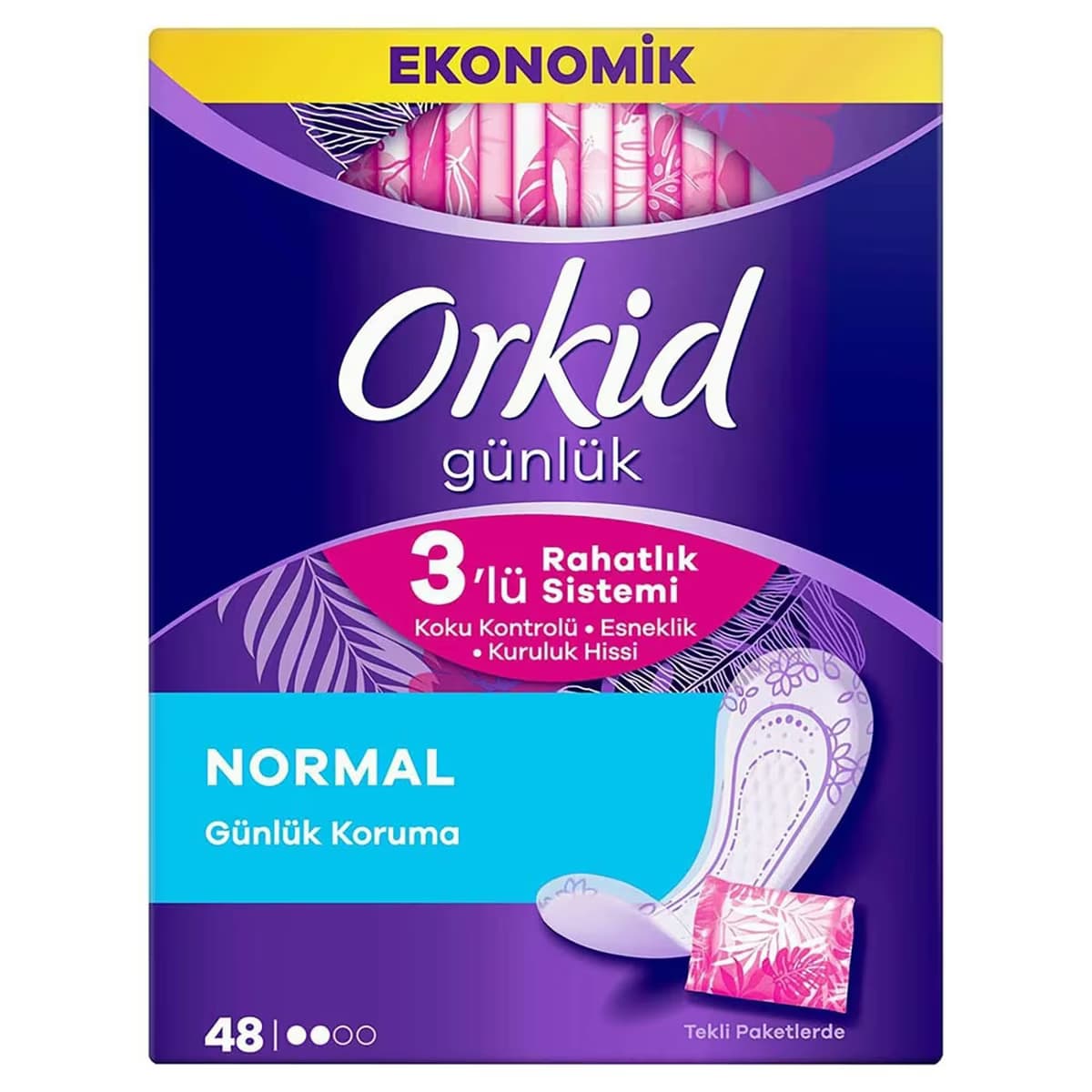 Orkid Günlük Ped Trio 48'li 2