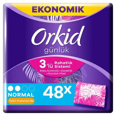 Orkid Günlük Ped Trio 48'li