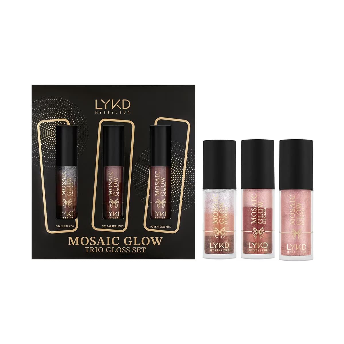 LYKD Mosaic Trio Lip Gloss Set - Gratis 2