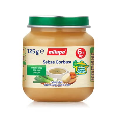 Milupa Sebze Çorbası Kavanoz 125 gr