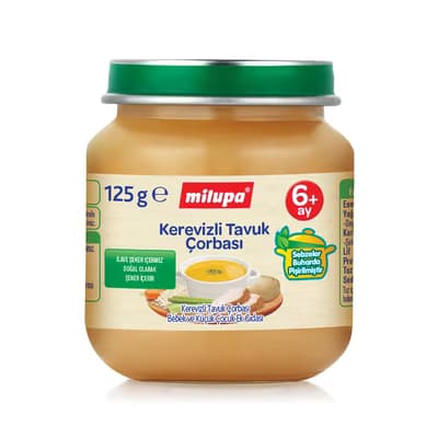 Milupa Kerevizli Tavuk Çorbası Kavanoz 125 gr
