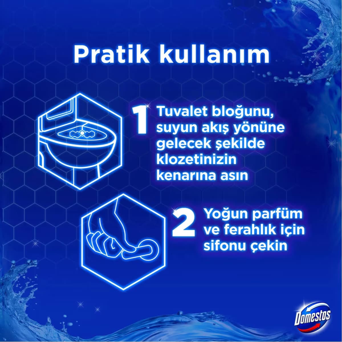 Domestos Wc Blok Okyanus 50 gr 3