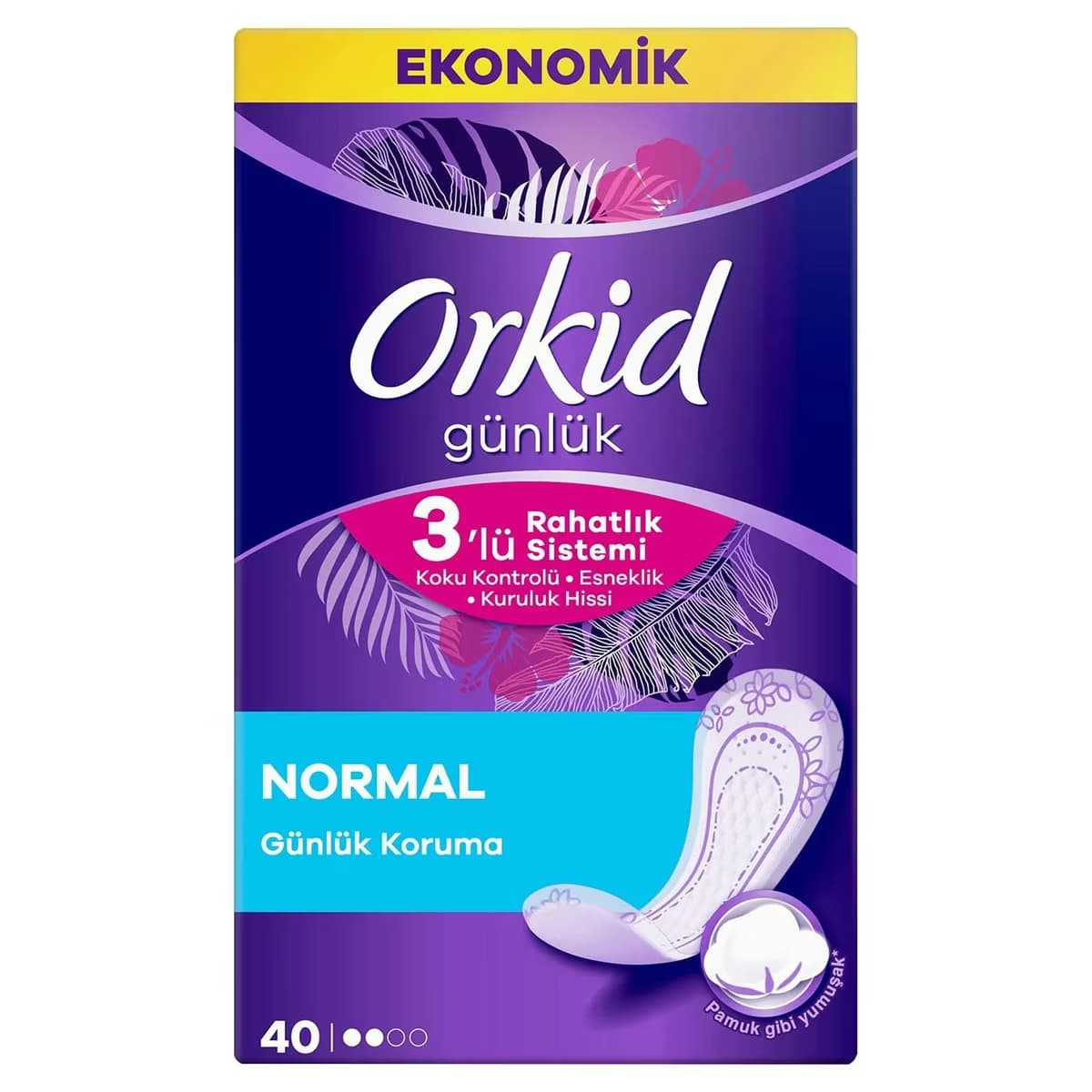 Orkid Günlük Ped Normal 40'lı 2