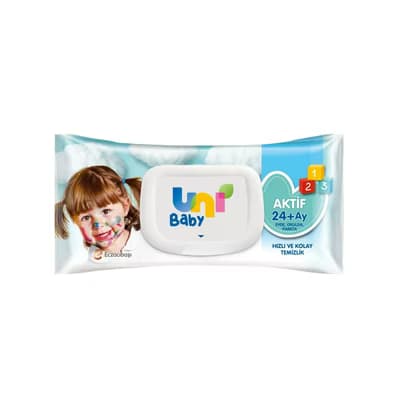 Uni Baby Islak Havlu Aktif 72'li