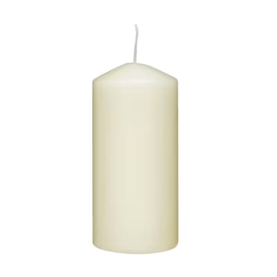 Rubin Licht Silindir Mum Şampanya, 150x70 mm