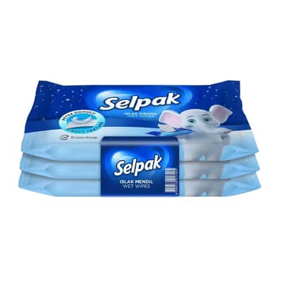 Selpak Islak Cep Mendili Klasik 3'lü