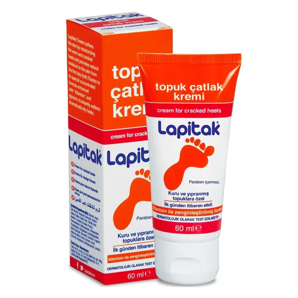 Lapitak Topuk Çatlak Kremi 60ml