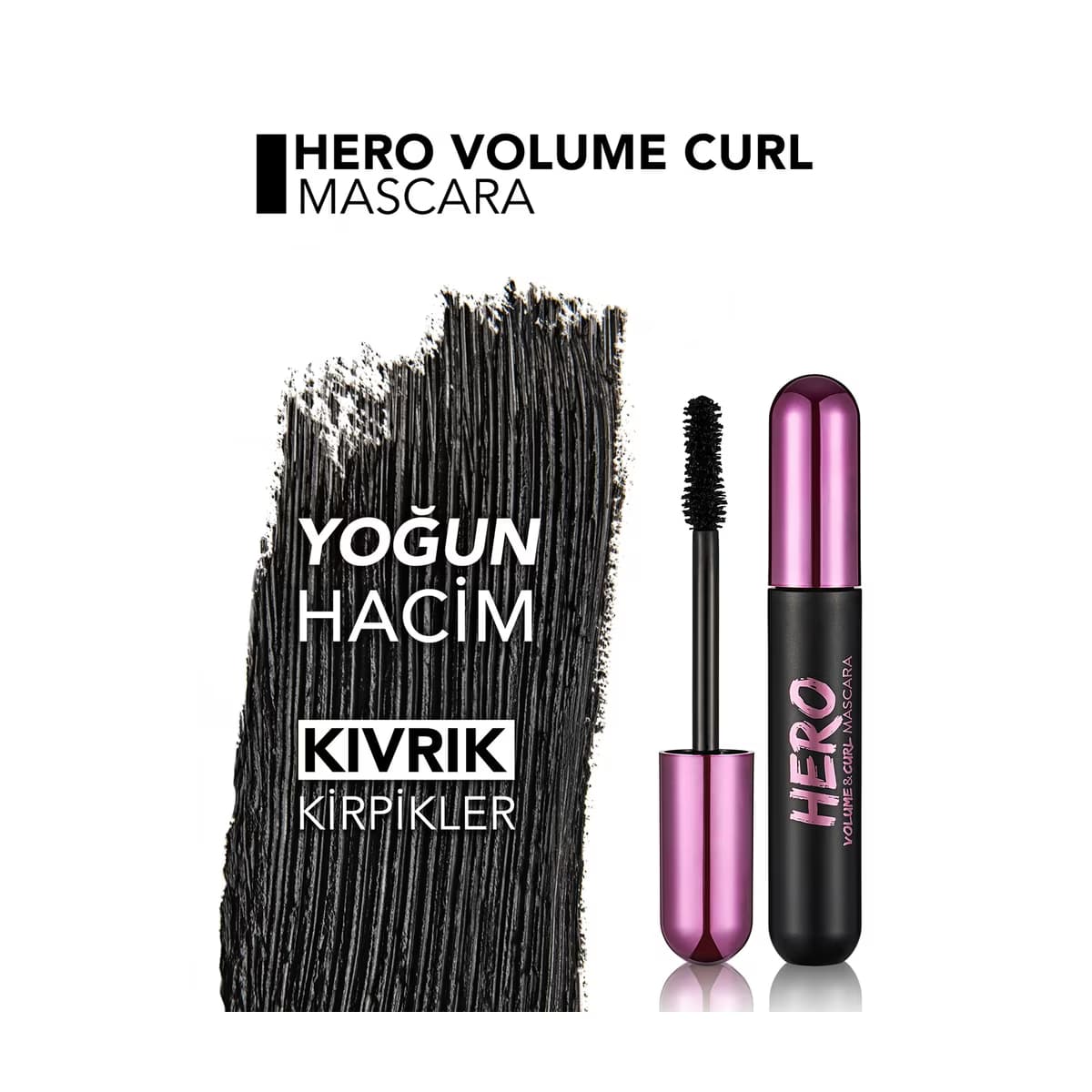 Flormar Hero Volume &amp; Curl Mascara - Gratis 5