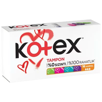 Kotex Tampon Normal 16'lı - Gratis