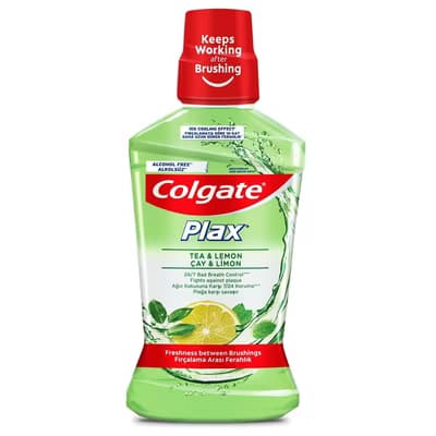 Colgate Ağız Bakım Suyu Plax Çay & Limon 500 ml