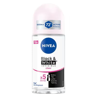 Nivea Roll On Invisible Black&White 50 ml