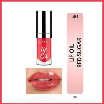 Note Lip Oil 40 Sugar Red - Gratis
