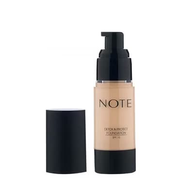 Note Fondöten Detox & Protect 02 Natural Beige