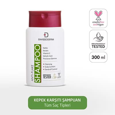 Swissoderm Kepek Karşıtı Şampuan 300 ml - Gratis