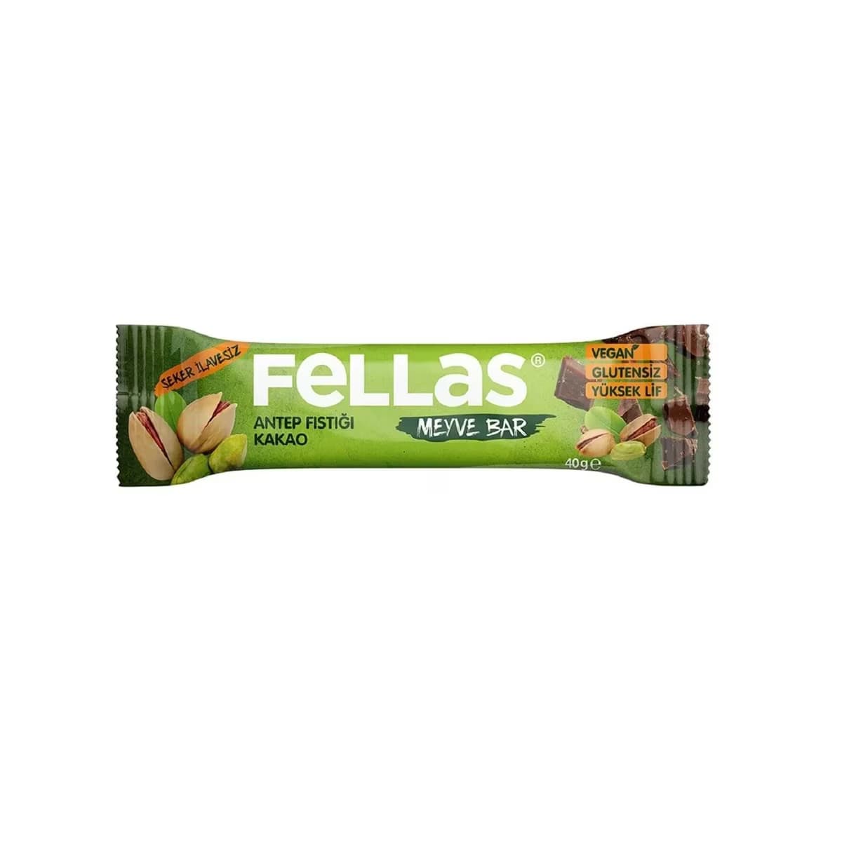 Fellas Meyveli Bar Antep Fıstığı ve Kakao 40 gr