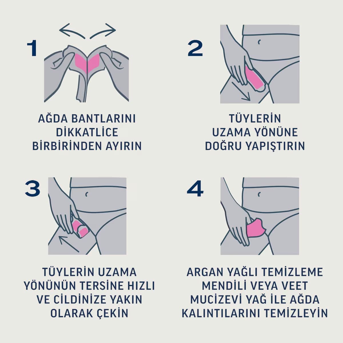 Veet Pure Ağda Bandı Bikini&Koltuk altı 16'lı 5