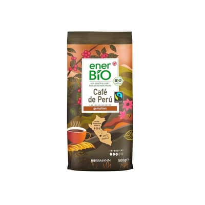 Enerbio Organik Kahve Café de Perú Öğütülmüş 500 gr