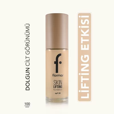 Flormar Lifting Foundation 100 Sand - Gratis