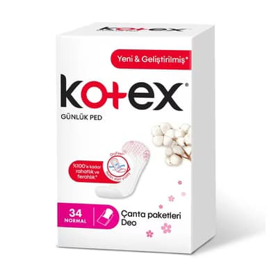Kotex Günlük Ped Normal 34'lü