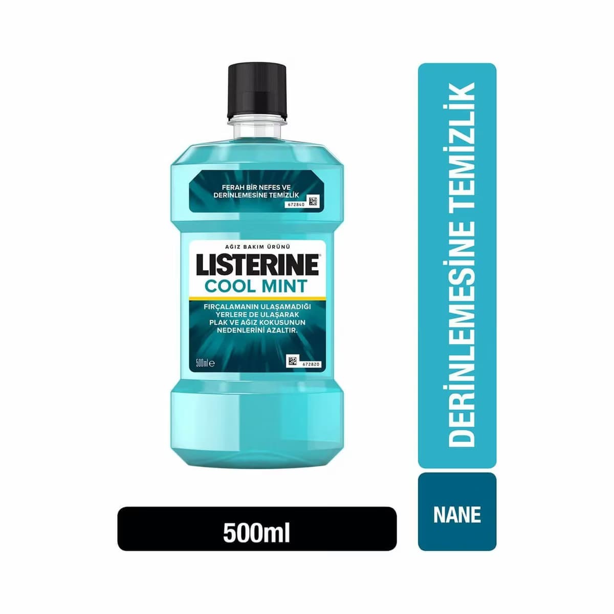 Listerine Ağız Bakım Suyu Nane Aromalı 500 ml 2