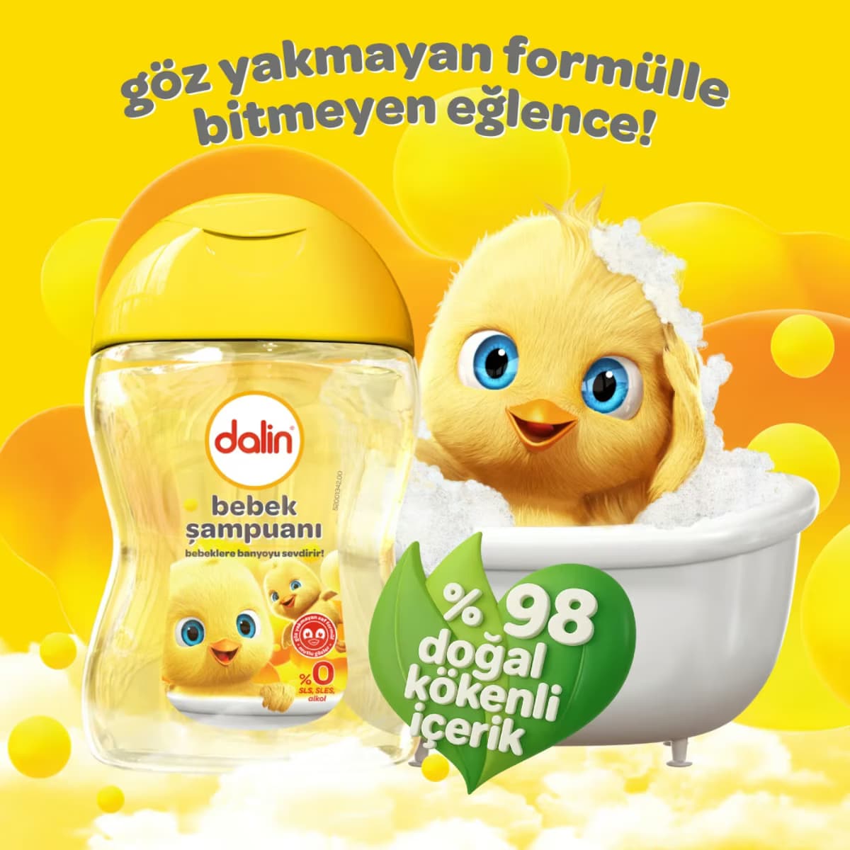 Dalin Şampuan Göz Yakmayan Formül 100 ml 2