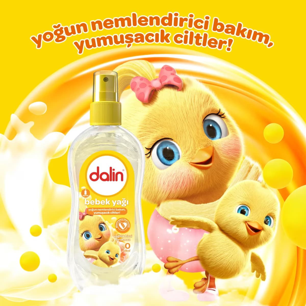 Dalin Bebek Yağı Sprey 200 ml 2