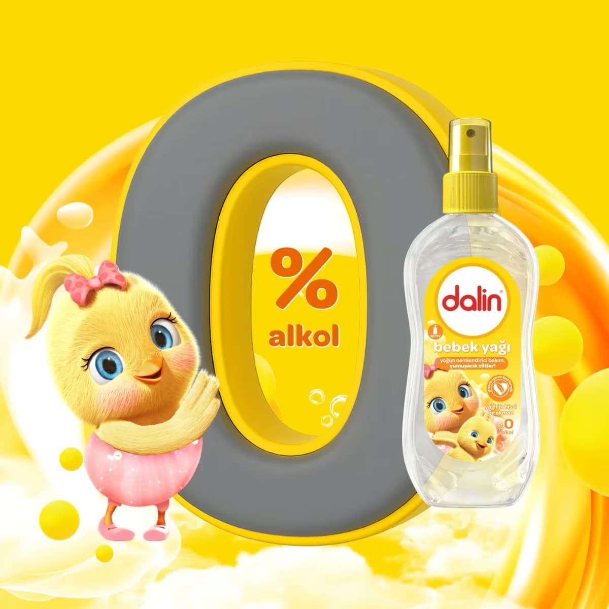 Dalin Bebek Yağı Sprey 200 ml 3