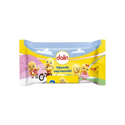 Dalin Islak Cep Mendili Hijyenik 3x15 adet