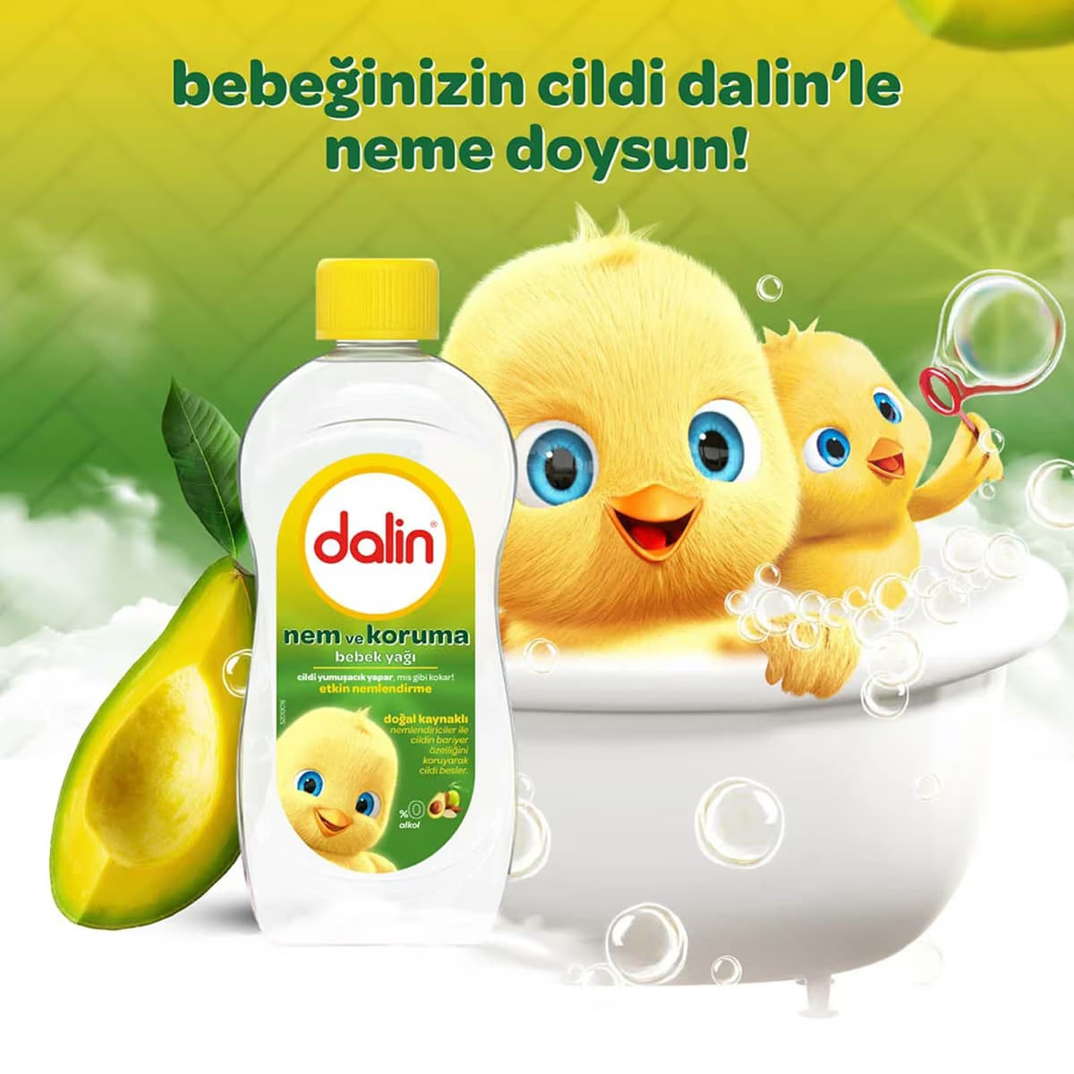 Dalin Bebek Yağı Nem & Koruma 300 ml 2