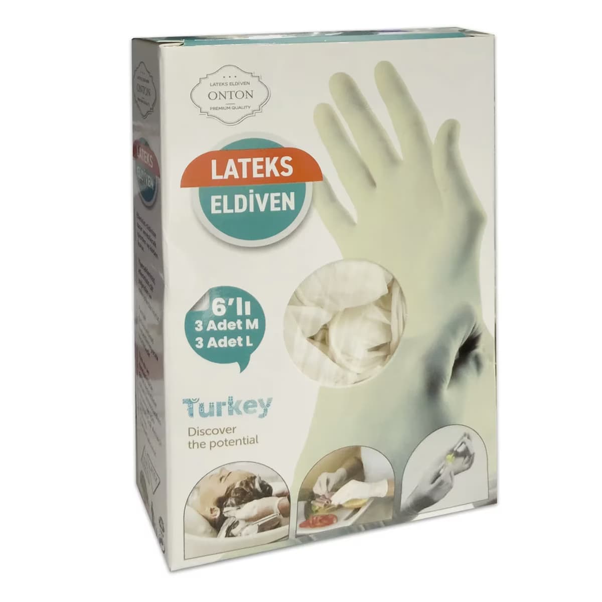 MyClean Latex Eldiven 6'lı