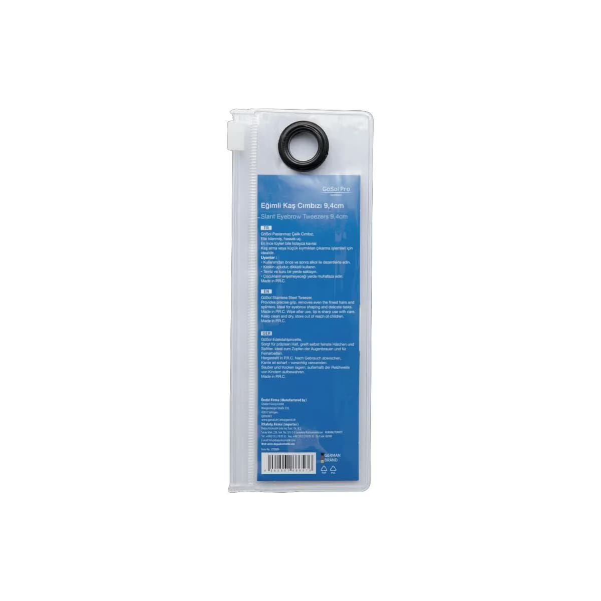 Gosol Eğimli Kaş Cımbızı 9.4 cm, 1 Adet 3
