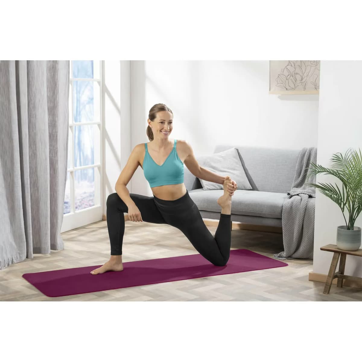 Ideenwelt Yoga Matı Kırmızı, 1 Adet 3