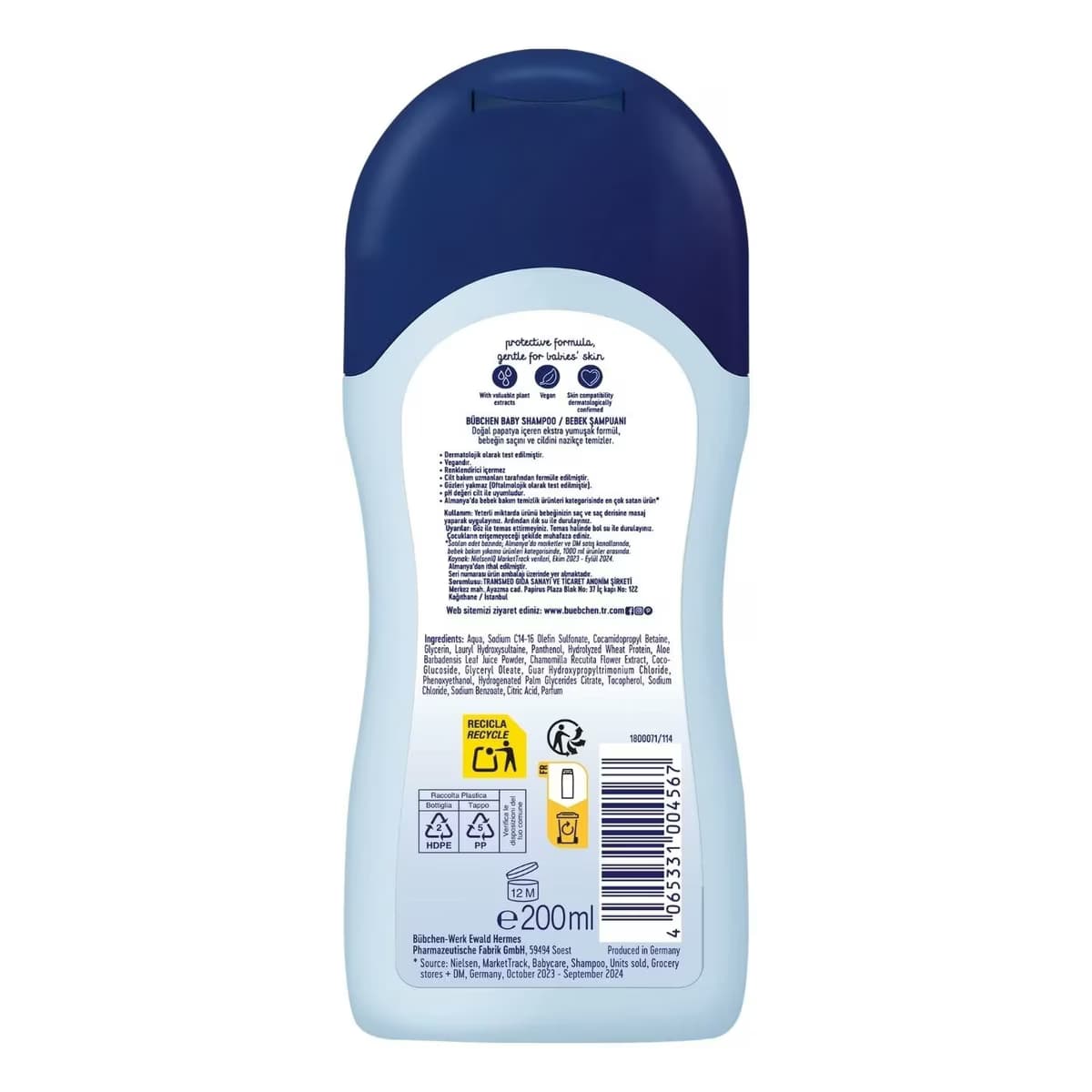 Bübchen Bebek Şampuanı 200 ml 2