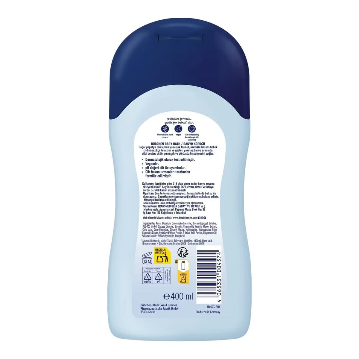Bübchen Bebek Şampuanı 400 ml 2
