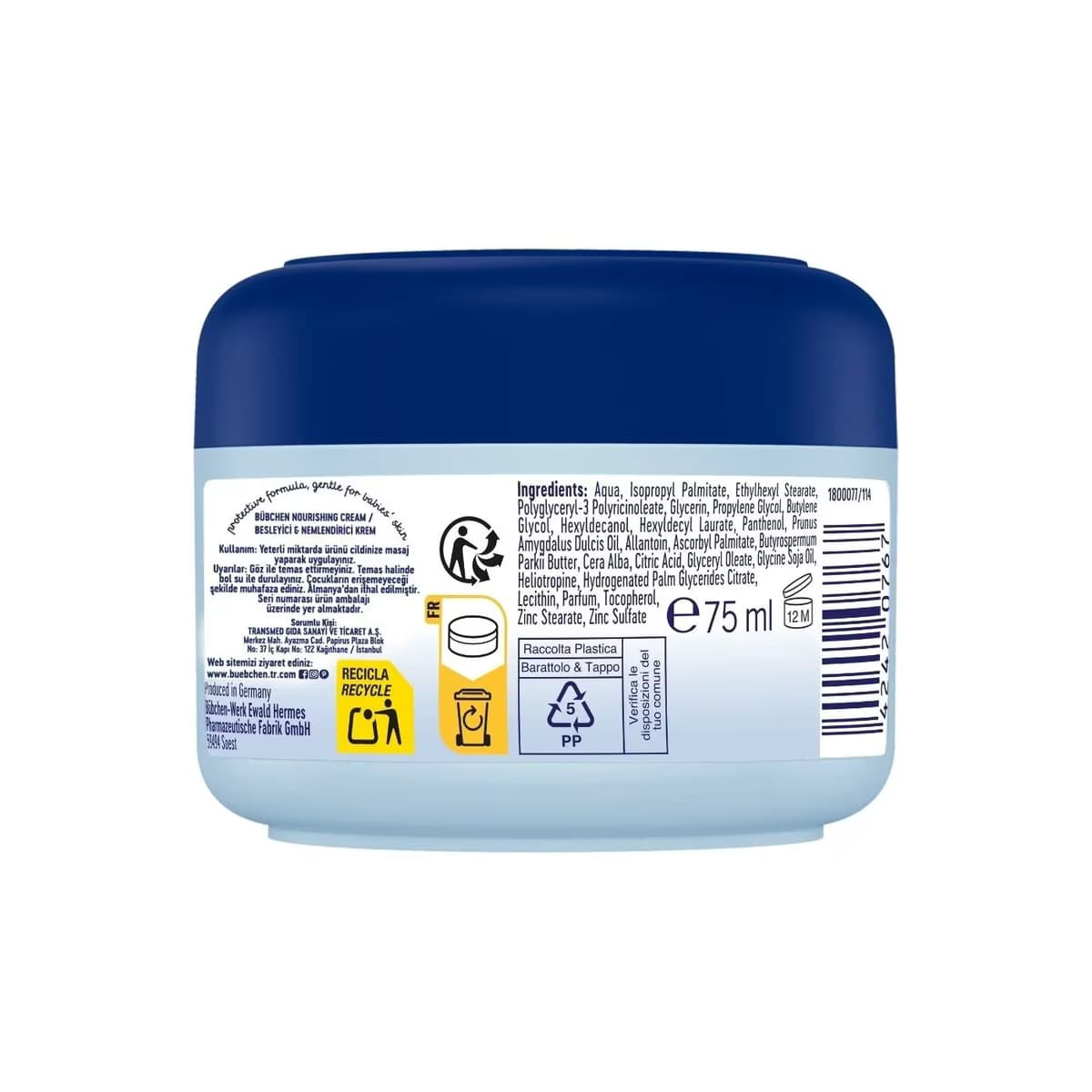 Bübchen Bebek El Ve Yüz Kremi 75 ml 2