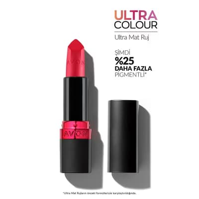 Avon Ultra Mat Ruj 30 Ruby Kiss - Gratis