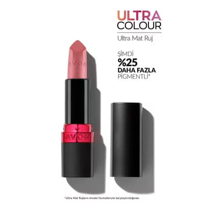 Avon Ultra Mat Ruj 15 Pure Pink - Gratis