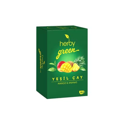 Herby Yesilçay Mango ve Ananas 18'li