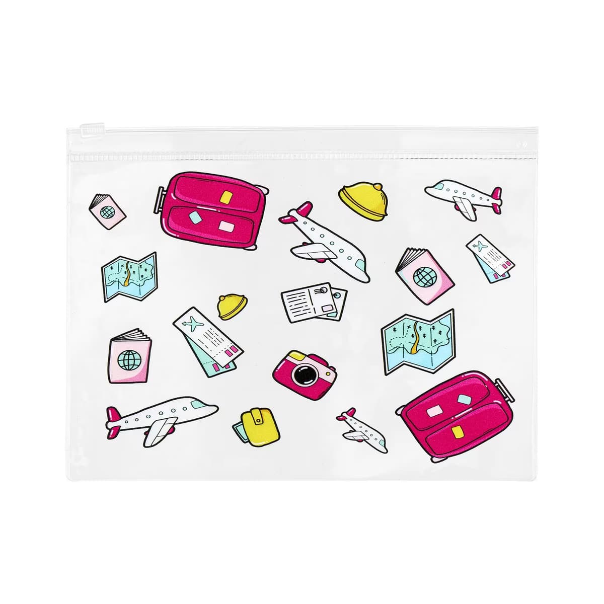 Eklips Renkli Şeffaf Clutch Çanta - Gratis