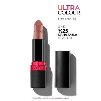 Avon Ultra Mat Ruj 3 Nude Suede - Gratis