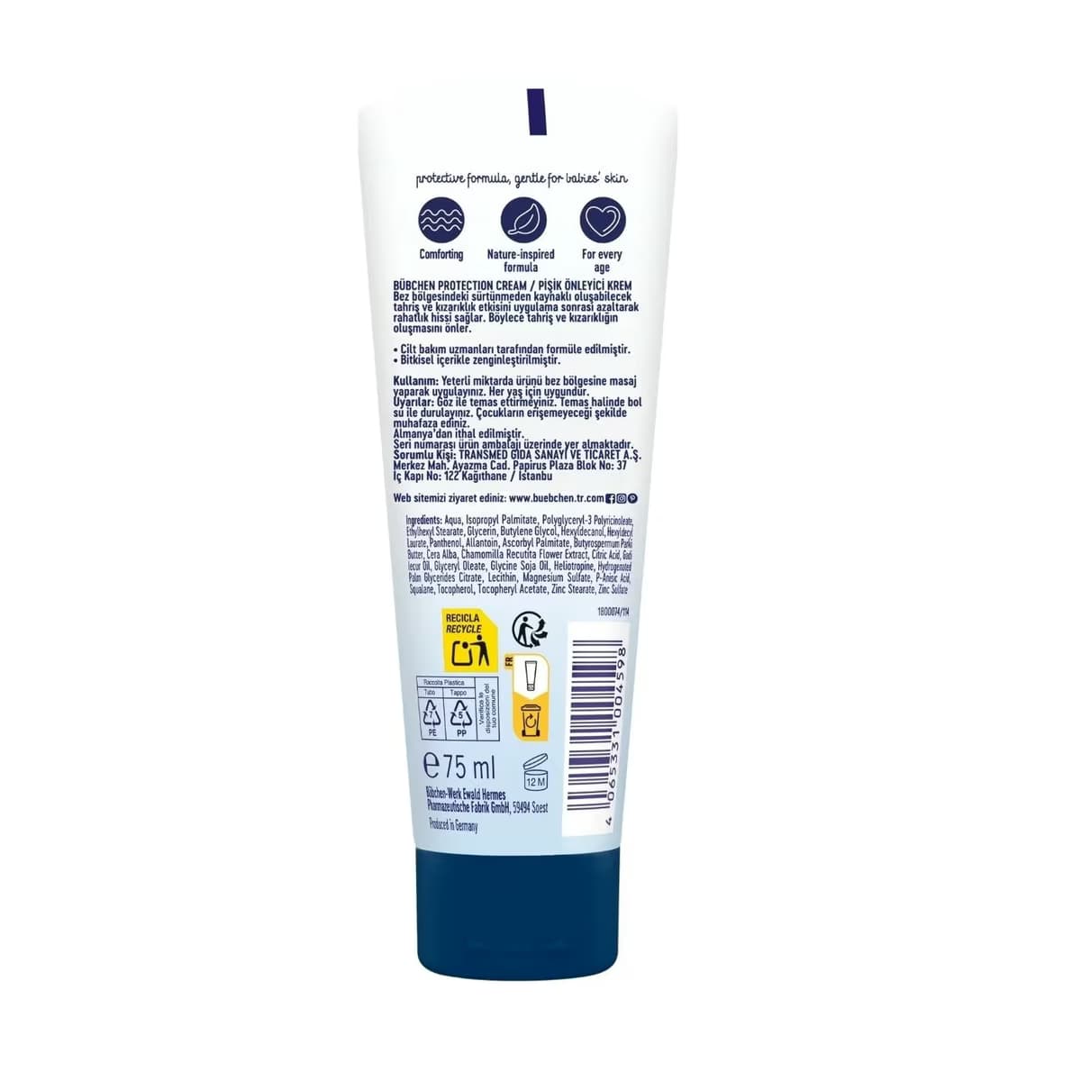 Bübchen Bebek Pişik Kremi 75 ml 2